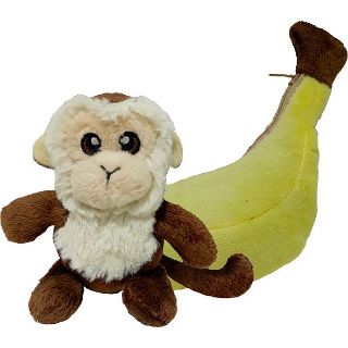 Obrázek z Opice malpa v banánu plyš Re-PET 